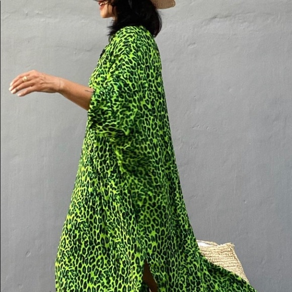 Kaftan dress handmade one size fits all - Picture 3 of 5